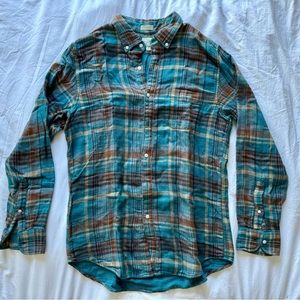 J. Crew Men’s Slim Double-Weave Shirt / Medium / Plaid